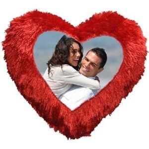 Heart Photo Printed Cushion